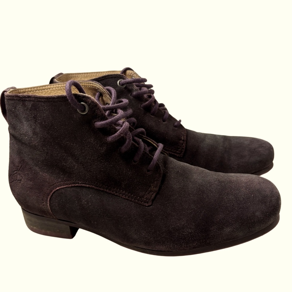 Fluevog Lace Up Ankle Boots